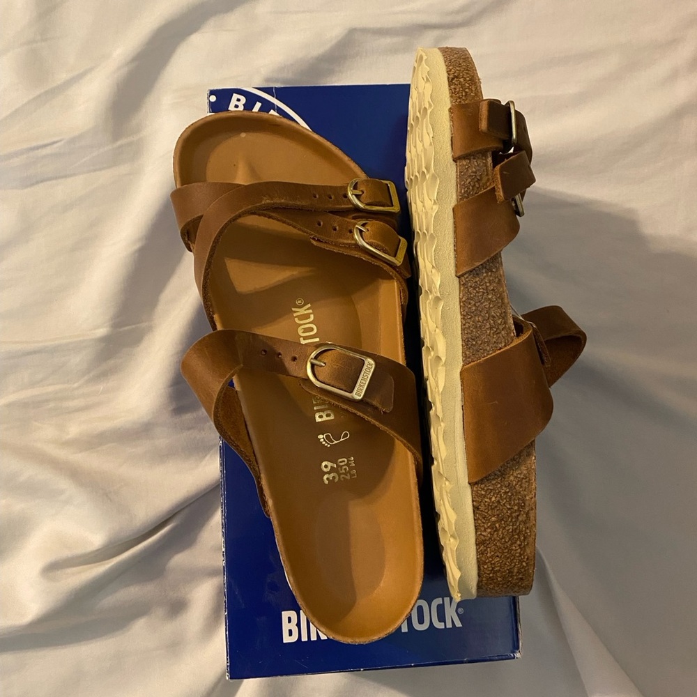 Birkenstock Tan Leather Sandals